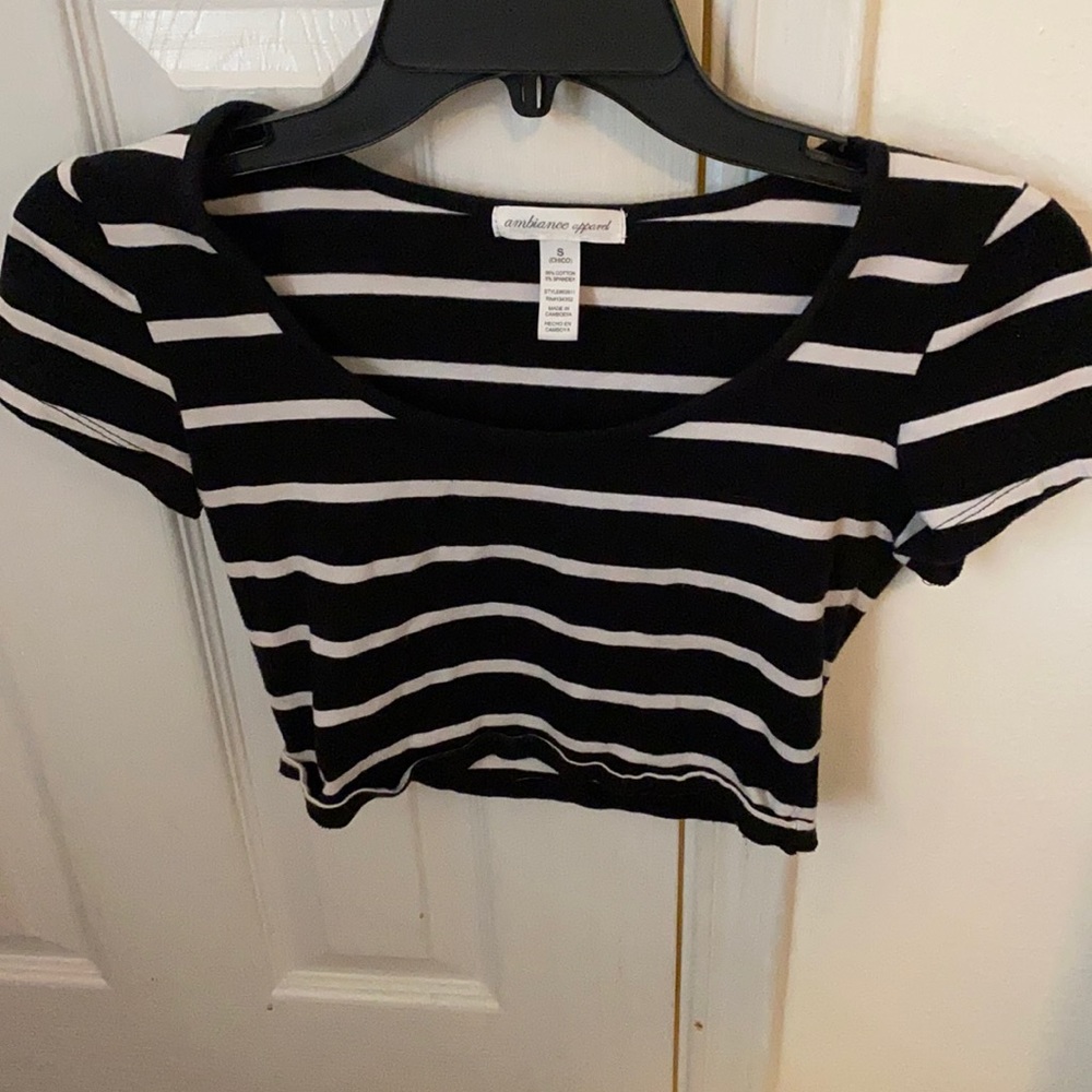 Striped Crop Top